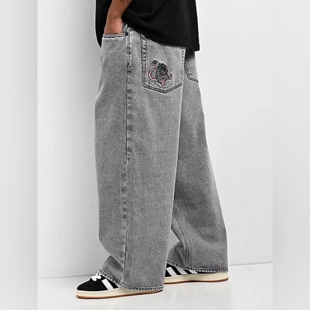Empyre Rat Scramble Ultra Wide Skate Jeans.